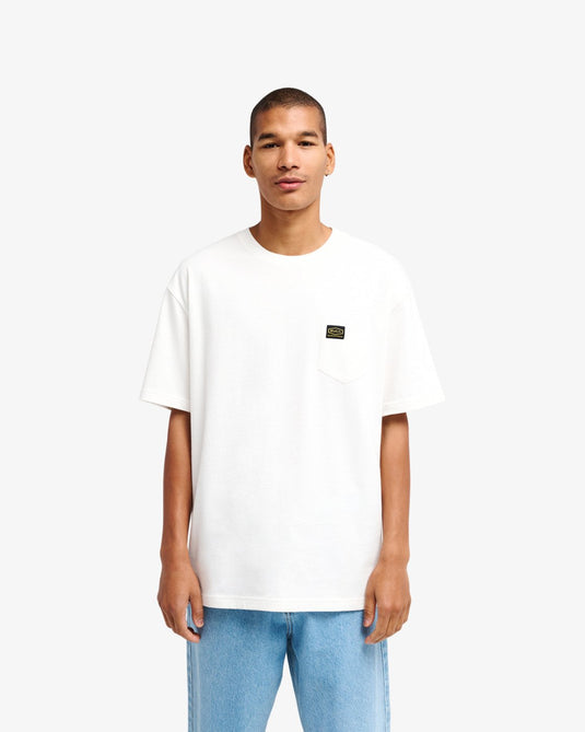 RVCA Men's Americana Pocket Short Sleeve T-Shirt Antique White EVYZT00127-ANW