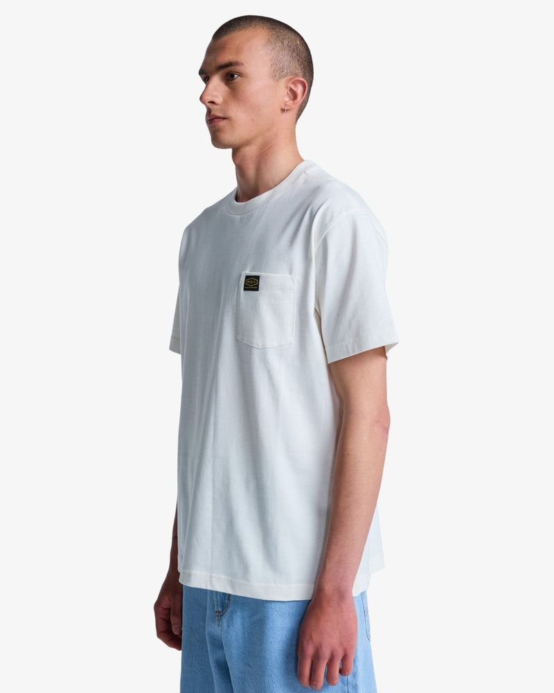 Load image into Gallery viewer, RVCA Men's Americana Pocket Short Sleeve T-Shirt Antique White EVYZT00127-ANW
