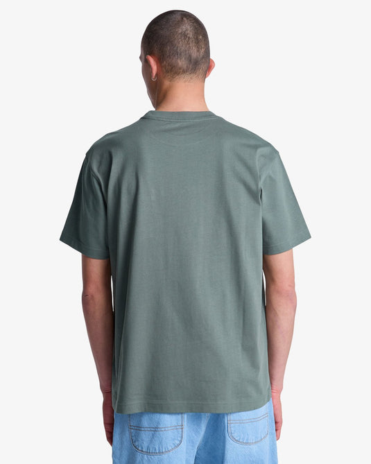 RVCA Men's Americana Pocket Short Sleeve T-Shirt Sage Leaf EVYZT00127-SLE