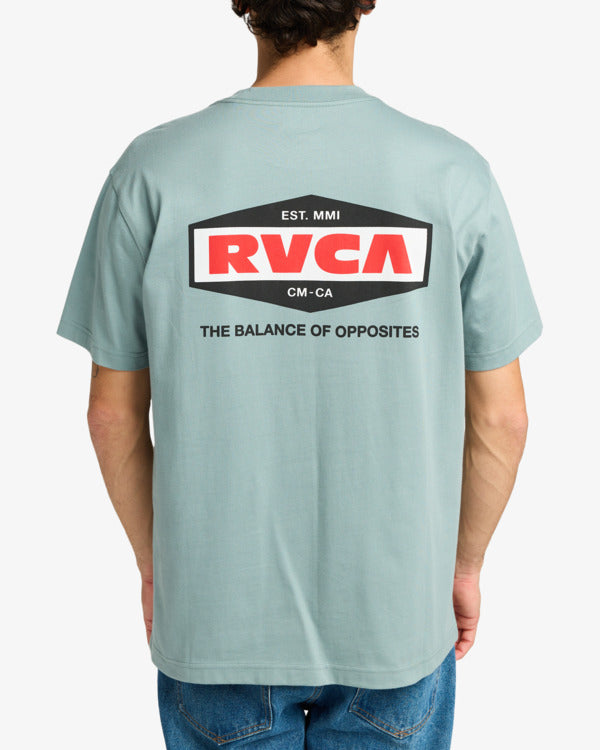 Load image into Gallery viewer, RVCA Men&#39;s Logo Short Sleeves T-Shirt Lead EVYZT00244_SLK0
