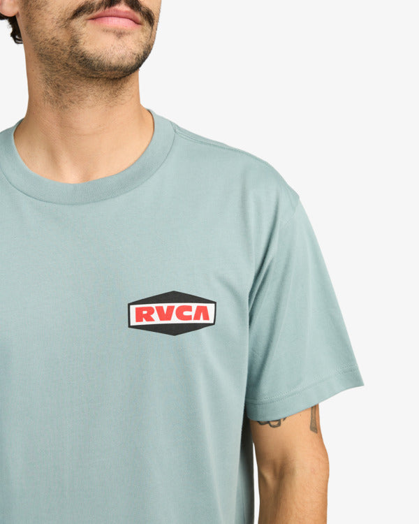 Load image into Gallery viewer, RVCA Men&#39;s Logo Short Sleeves T-Shirt Lead EVYZT00244_SLK0
