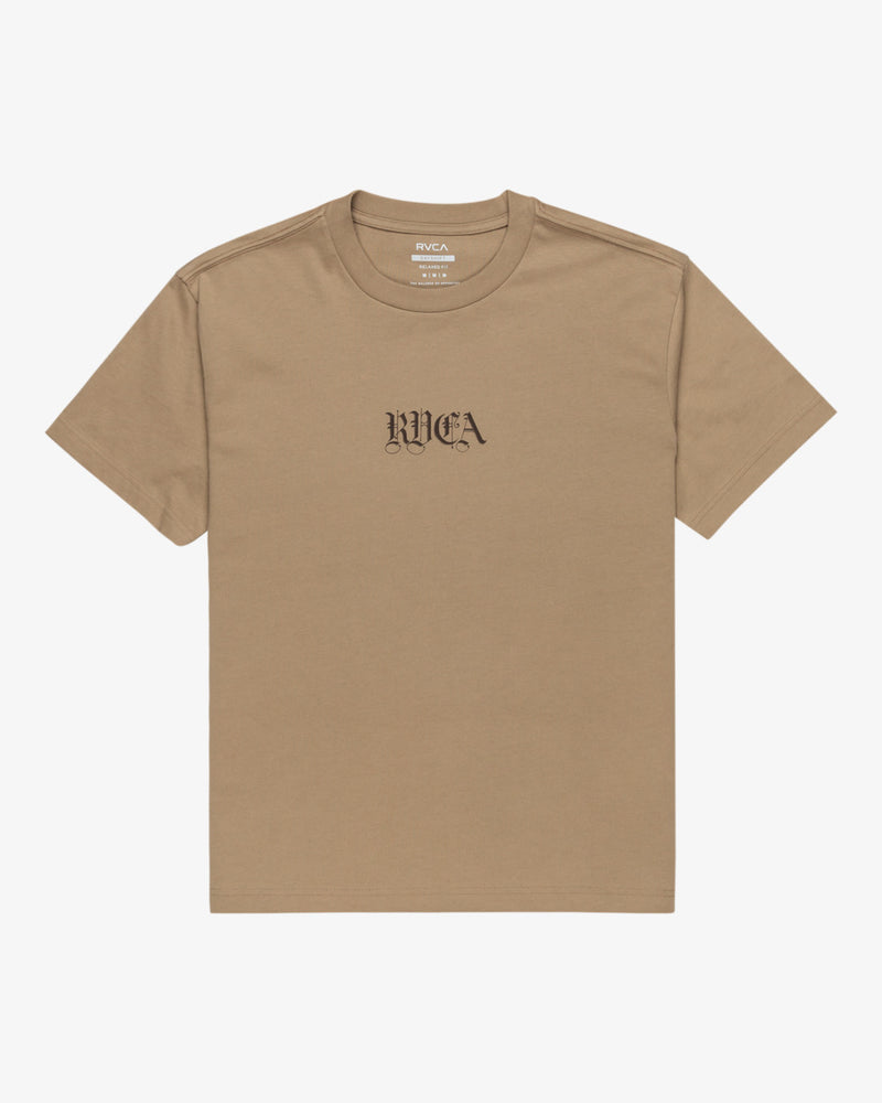 Load image into Gallery viewer, RVCA Men&#39;s Benj Battle T-Shirt Coyote EVYZT00254_TMT0
