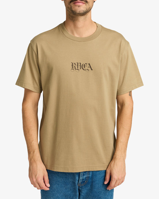 RVCA Men's Benj Battle T-Shirt Coyote EVYZT00254_TMT0