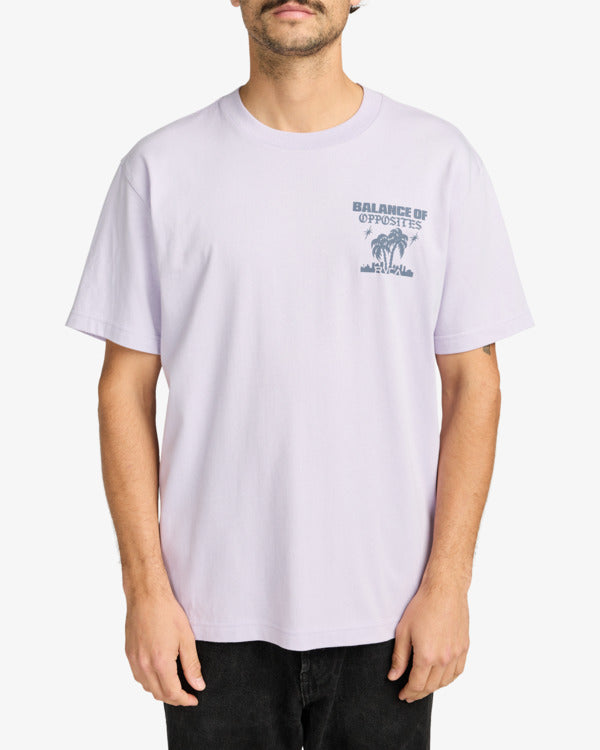Load image into Gallery viewer, RVCA Men&#39;s After Hours T-Shirt Pastel Lilac EVYZT00265-PFM0
