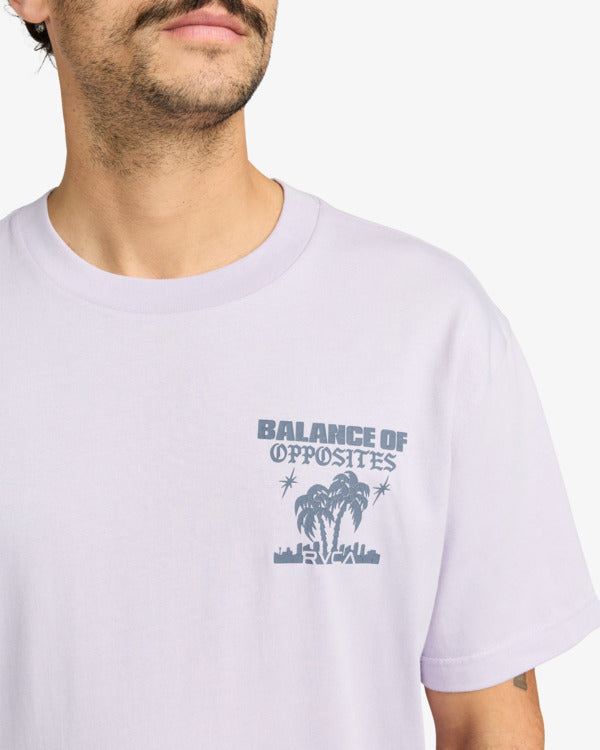 Load image into Gallery viewer, RVCA Men&#39;s After Hours T-Shirt Pastel Lilac EVYZT00265-PFM0
