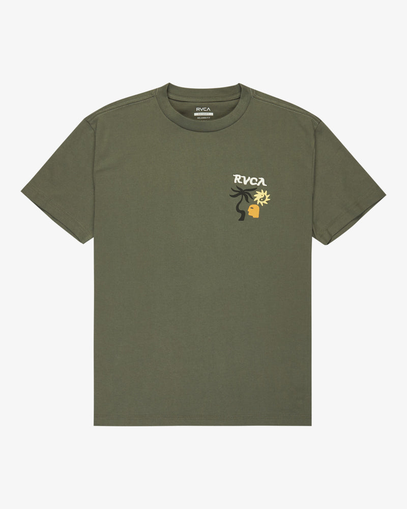 Load image into Gallery viewer, RVCA Men&#39;s Deep Think T-Shirt Sage Leaf EVYZT00288-SLE
