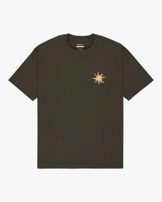 RVCA Men's Pegasus T-Shirt Pirate Black EVYZT00294-PTK