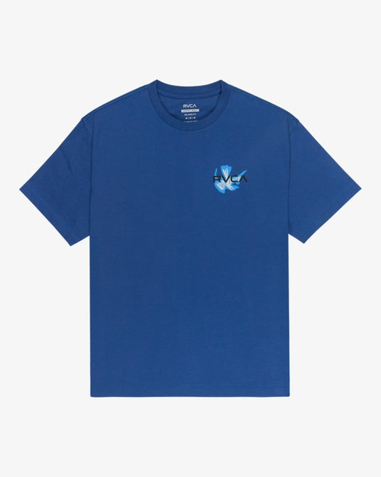 RVCA Men's Antonia Figuiredo Twin Tulips Indigo Blues EVYZT00309-BTK0