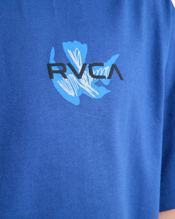 Load image into Gallery viewer, RVCA Men's Antonia Figuiredo Twin Tulips Indigo Blues EVYZT00309-BTK0
