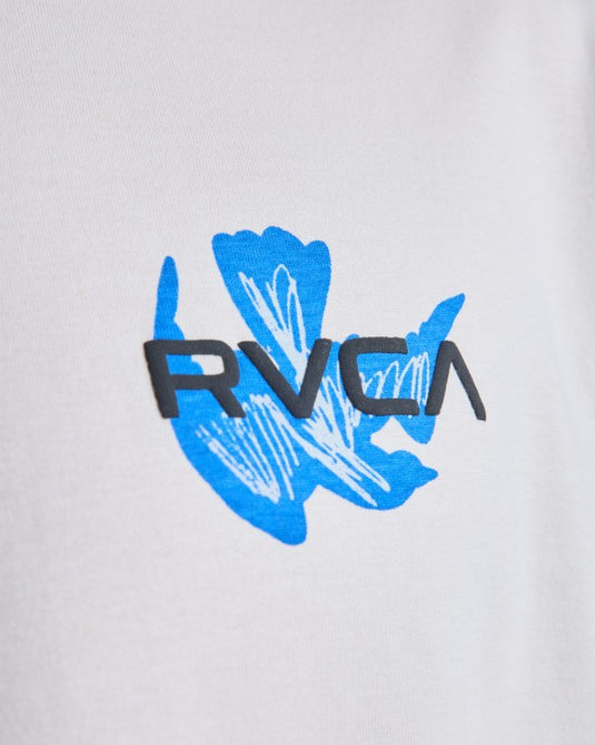 RVCA Men's Antonia Figueiredo Bonhomme Long Sleeve T-Shirt Ceramic EVYZT00313-CER