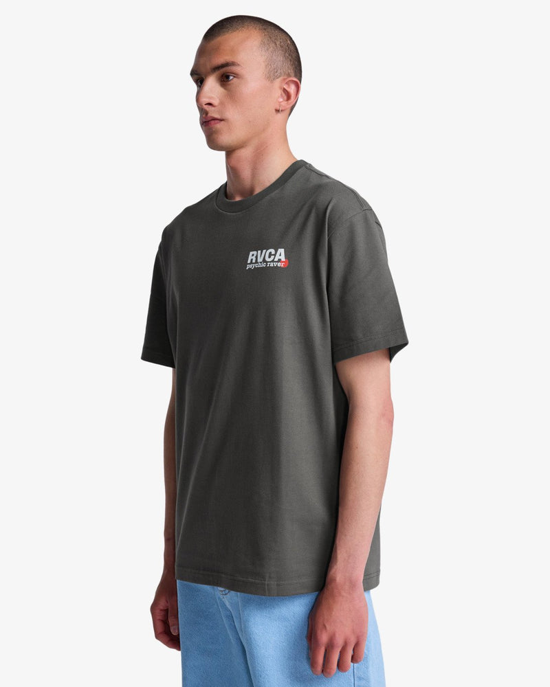 Load image into Gallery viewer, RVCA Men's The Fool Short Sleeve T-Shirt Garage Blue EVYZT00316-KSD0
