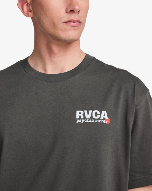 RVCA Men's The Fool Short Sleeve T-Shirt Garage Blue EVYZT00316-KSD0