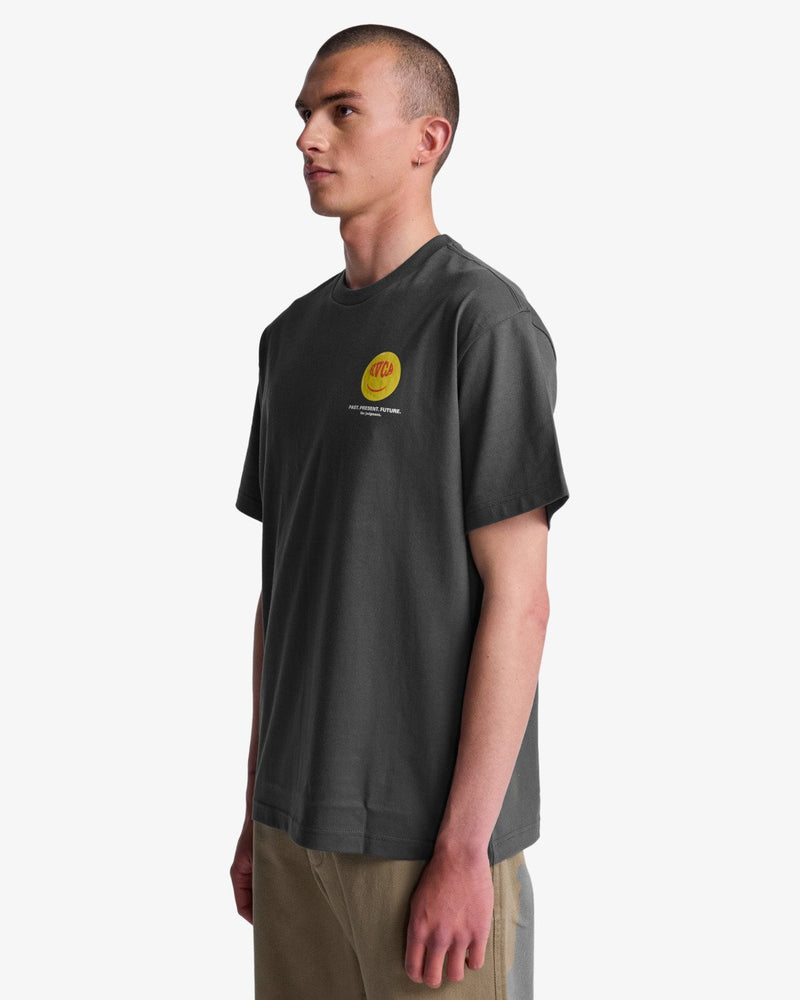 Load image into Gallery viewer, RVCA Men's The Judgement Short Sleeve T-Shirt Garage Blue EVYZT00319-KSD0
