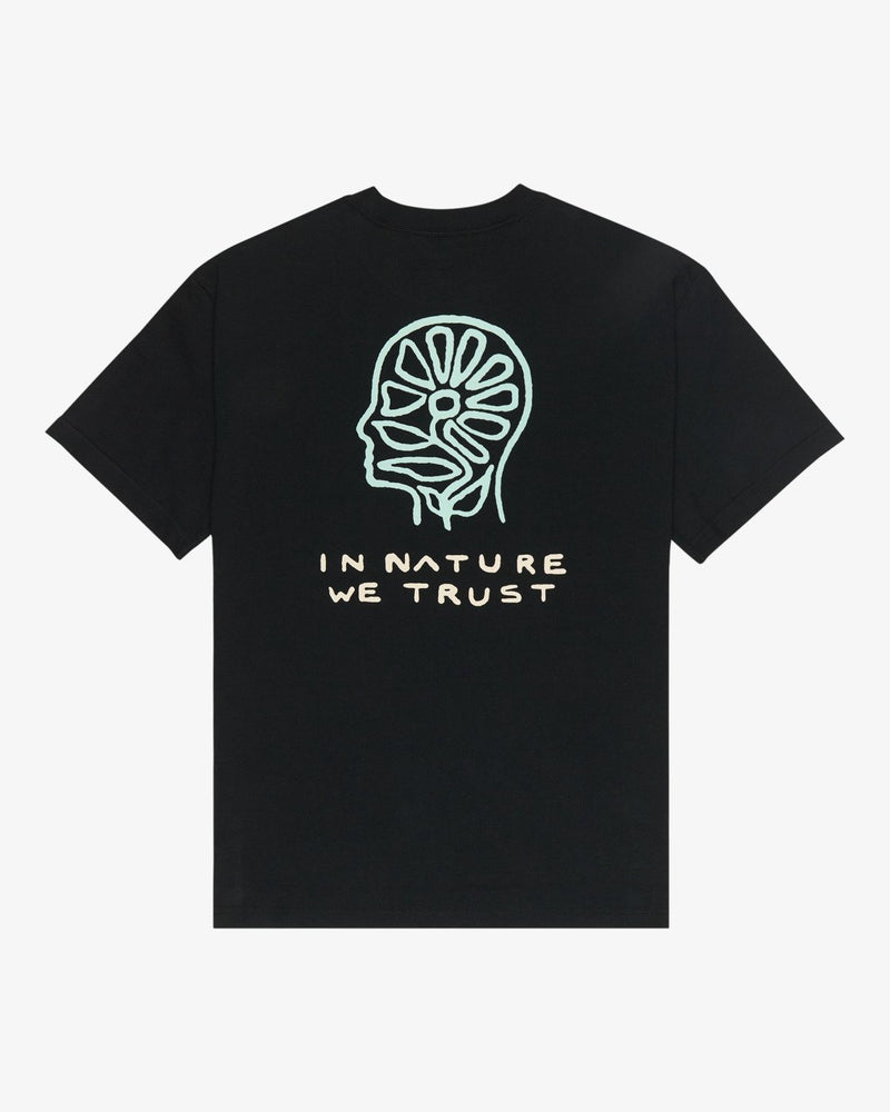 Load image into Gallery viewer, RVCA Men's In Nature Short Sleeve T-Shirt Black EVYZT00320-BLK
