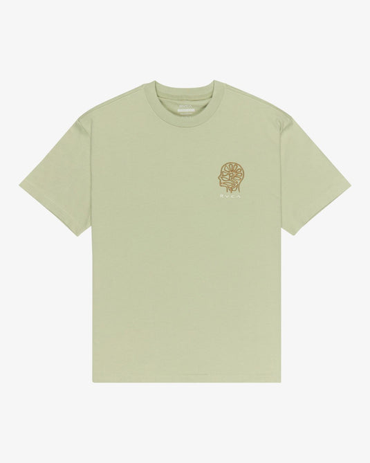 RVCA Men's In Nature Short Sleeve T-Shirt Light Olive EVYZT00320-LTO