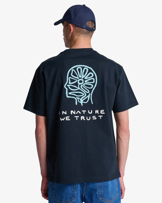 RVCA Men's In Nature Short Sleeve T-Shirt Black EVYZT00320-BLK