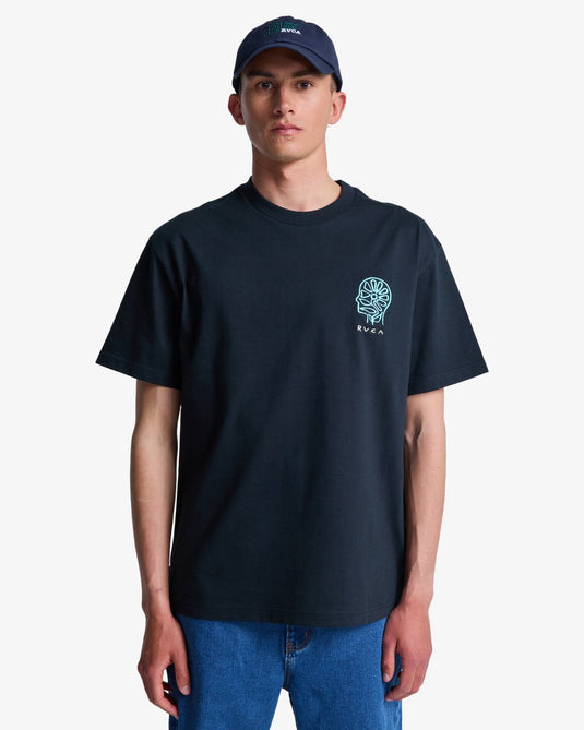 RVCA Men's In Nature Short Sleeve T-Shirt Black EVYZT00320-BLK