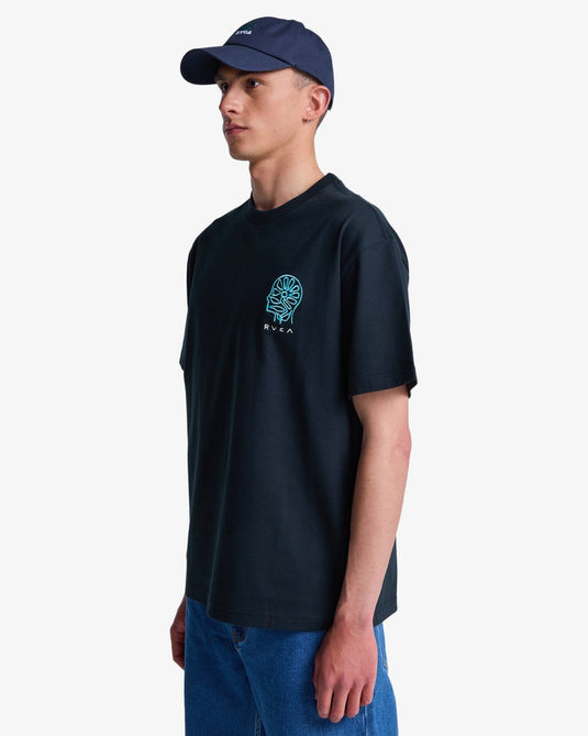 RVCA Men's In Nature Short Sleeve T-Shirt Black EVYZT00320-BLK