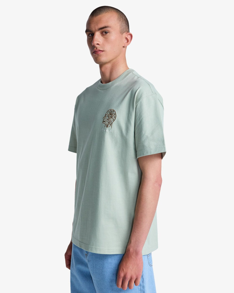 Load image into Gallery viewer, RVCA Men's In Nature Short Sleeve T-Shirt Light Olive EVYZT00320-LTO
