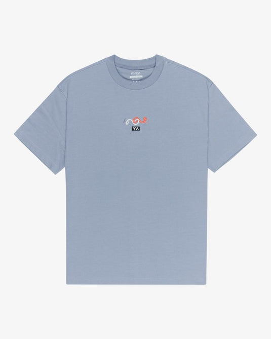 RVCA Men's Amaze Snake T-Shirt Monument EVYZT00321-MON