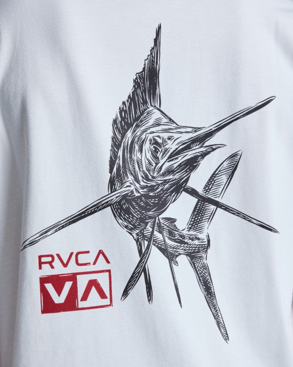 Load image into Gallery viewer, RVCA Men's Horton Florida T-Shirt Antique White EVYZT00329-ANW

