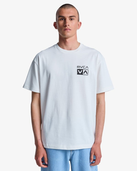 RVCA Men's Horton Florida T-Shirt Antique White EVYZT00329-ANW