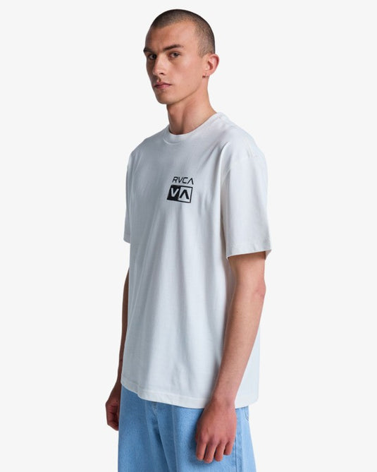 RVCA Men's Horton Florida T-Shirt Antique White EVYZT00329-ANW