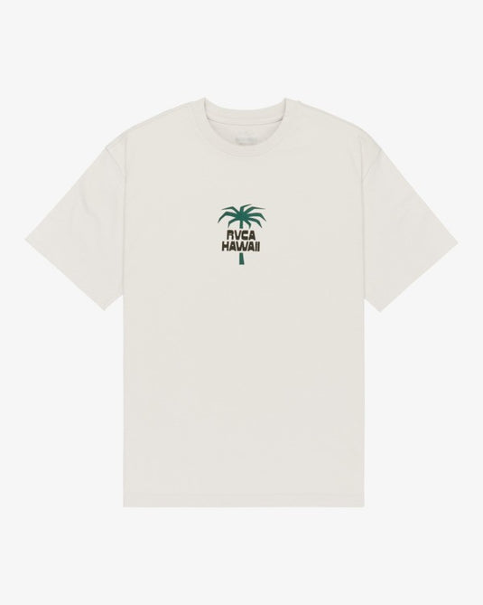 RVCA Men's Aloha T-Shirt Moonbeam EVYZT00330-SEZ0
