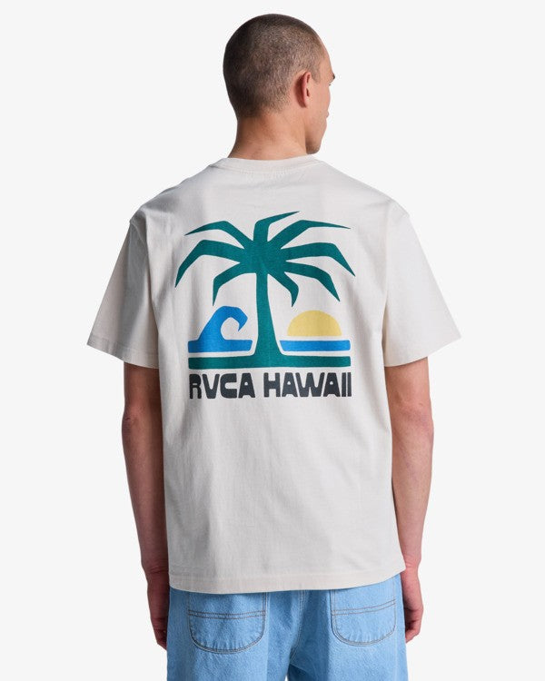 Load image into Gallery viewer, RVCA Men's Aloha T-Shirt Moonbeam EVYZT00330-SEZ0
