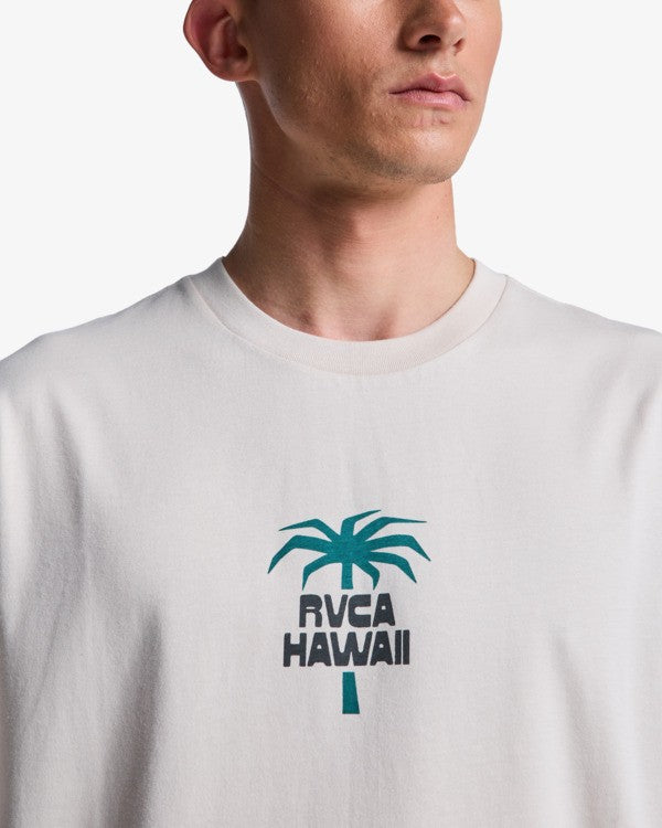 Load image into Gallery viewer, RVCA Men's Aloha T-Shirt Moonbeam EVYZT00330-SEZ0
