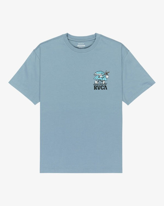 RVCA Men's Keep Lookin T-Shirt Lead EVYZT00336-SLK0