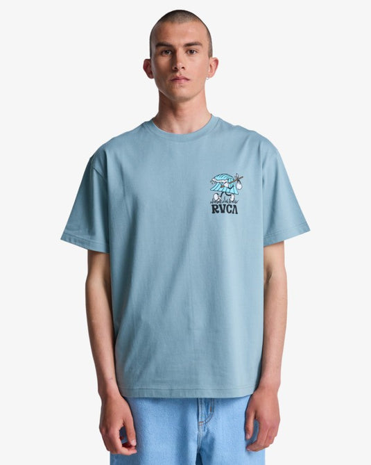 RVCA Men's Keep Lookin T-Shirt Lead EVYZT00336-SLK0