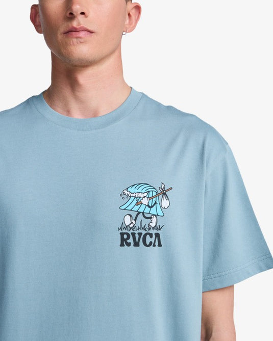 RVCA Men's Keep Lookin T-Shirt Lead EVYZT00336-SLK0
