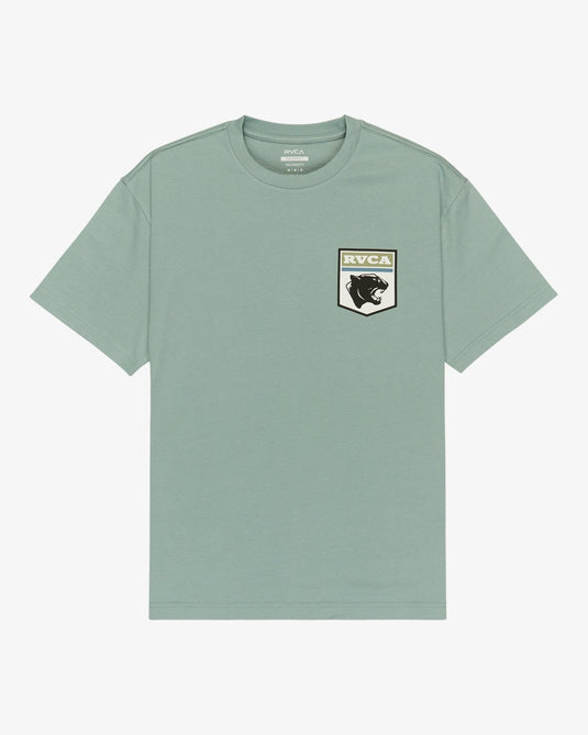 RVCA Men's Pantero Short Sleeve T-Shirt Lead EVYZT00333-SLK0