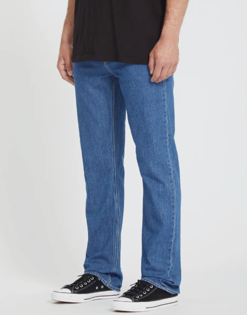 Volcom Men's Solver Jeans Bold Blue A1912617-BDL