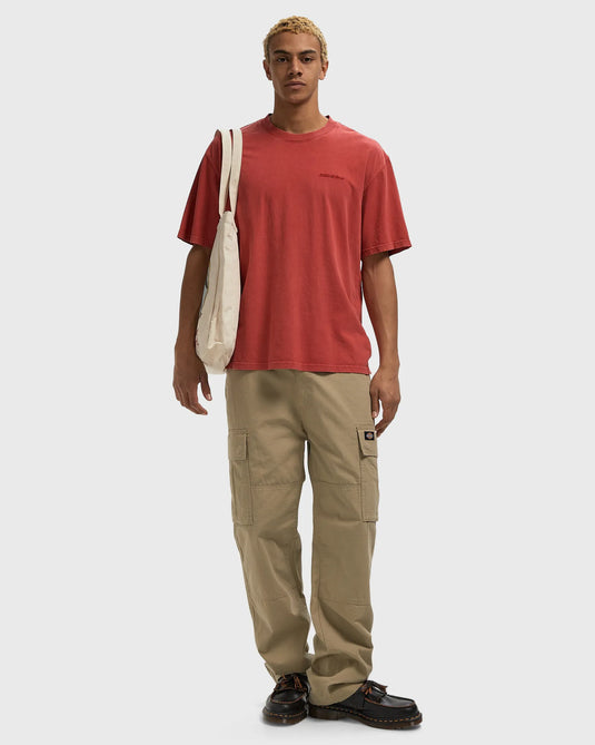 Dickies Men's Plentywood SS T-Shirt Garnet DK0A866BL331