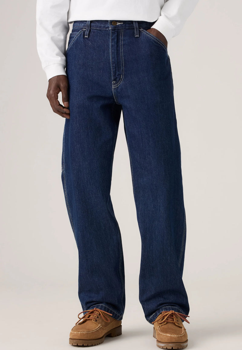 Load image into Gallery viewer, Levi's Men's 568 Loose Straight Carpenter Jeans Medium Wash 558490080
