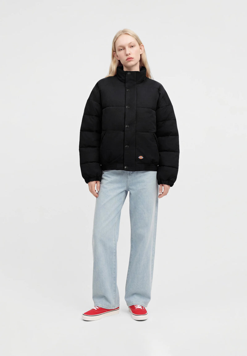 Load image into Gallery viewer, Dickies Women's Osino Puffer Jacket Black DK0A8DU2BLK1
