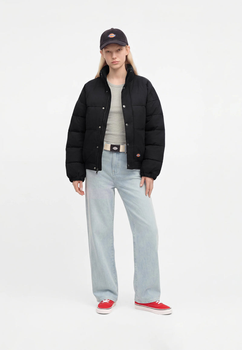 Load image into Gallery viewer, Dickies Women's Osino Puffer Jacket Black DK0A8DU2BLK1
