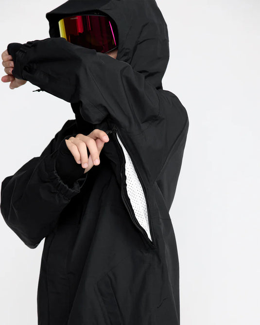 Volcom Men's L Gore-Tex Snow Jacket Black G0652604-BLK