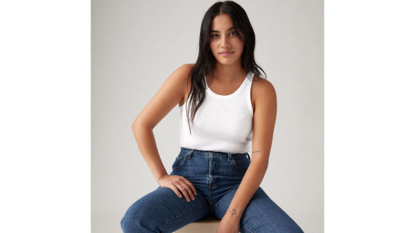 Load image into Gallery viewer, Levi's Women's Racer Tank White A33810000
