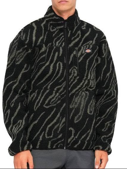 Dickies Unisex Mount Hope Printed Fleece Black DK0A87NSBLK