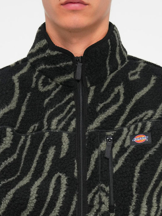 Dickies Unisex Mount Hope Printed Fleece Black DK0A87NSBLK