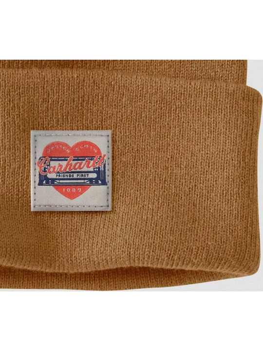 Load image into Gallery viewer, Carhartt Unisex Heart Patch Cap Beanie Brown 107409-BRN
