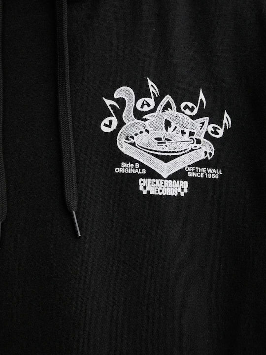 Load image into Gallery viewer, Vans Men's Scratched Record Hoodie Black VN000PA9BLK
