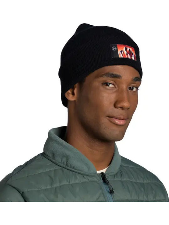 Load image into Gallery viewer, Buff Unisex Knitted Beanie Lilon Gem Black 136676.999.10.00
