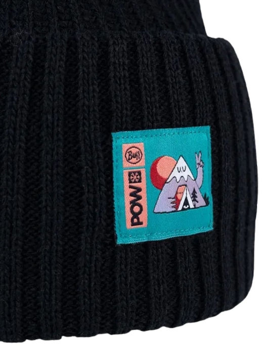 Load image into Gallery viewer, Buff Unisex Knitted Beanie POW Rutger Black 136882.999.10.00
