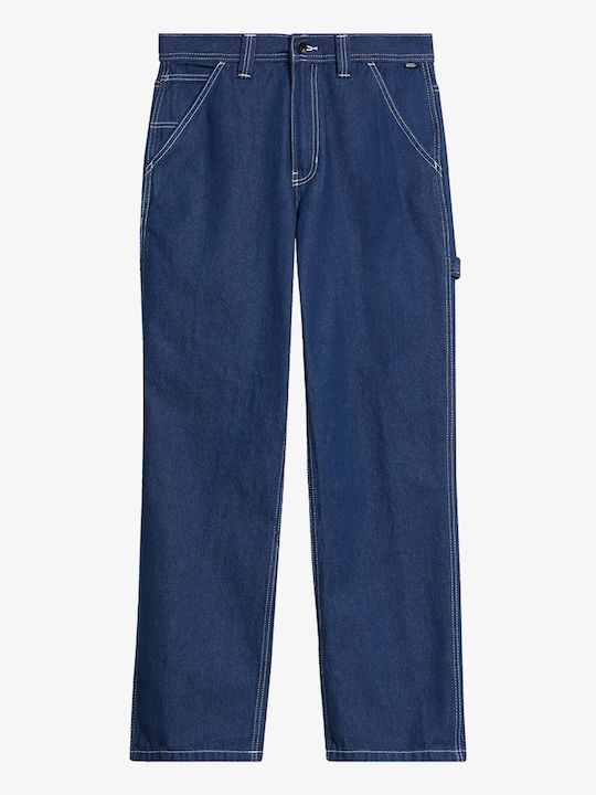 Load image into Gallery viewer, Vans Men's Drill Chore Carpenter Pants Indigo Rinse VN000PHPAFM
