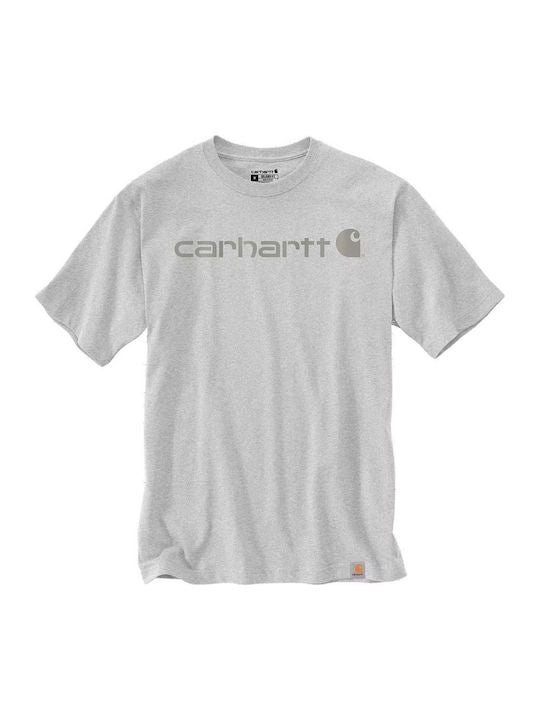 Load image into Gallery viewer, Carhartt Men's Dearborn Relaxed Logo T-Shirt Heather Gray/Gray 103361-EC5
