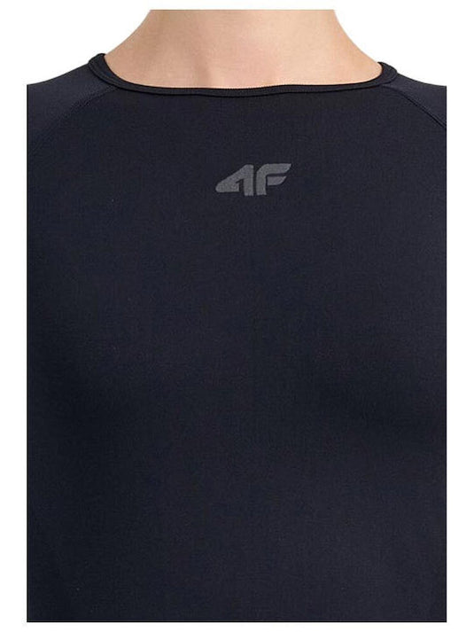 4F Women's Long Sleeve Thermal Top Black 4FWAW26USEAF326-20S